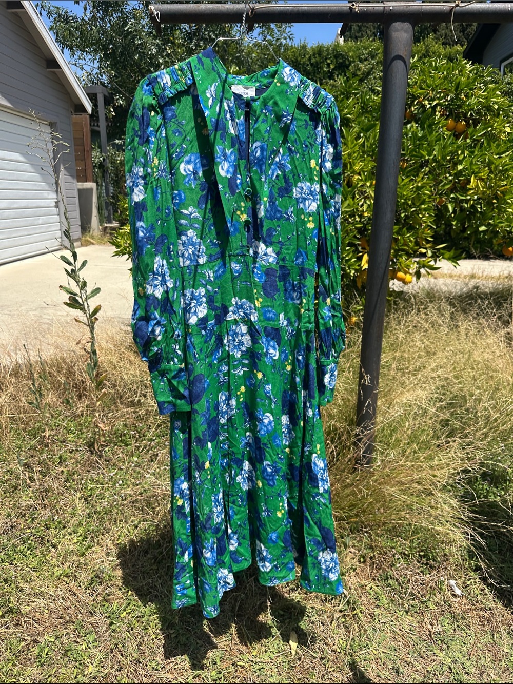 ERDEM Runway Look 24 Spring Summer 2018 - Ellera Elizabeth Garden - some flaws